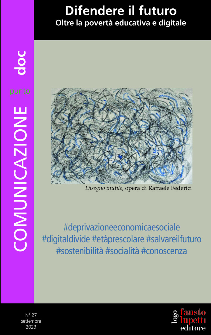 Comunicazionepuntodoc 27. Difendere il futuro. Oltre la povertà educativa e digitale.
